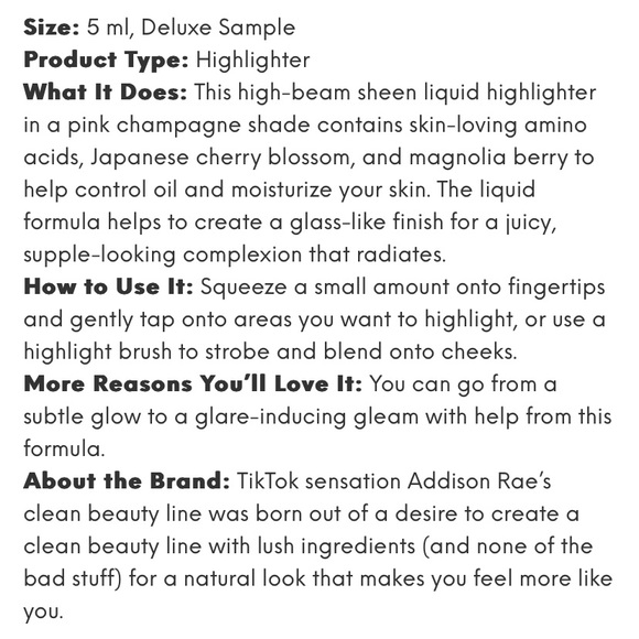 ITEM BEAUTY Hey Hi Halo Liquid Highlighter in Bolt - Picture 2 of 2